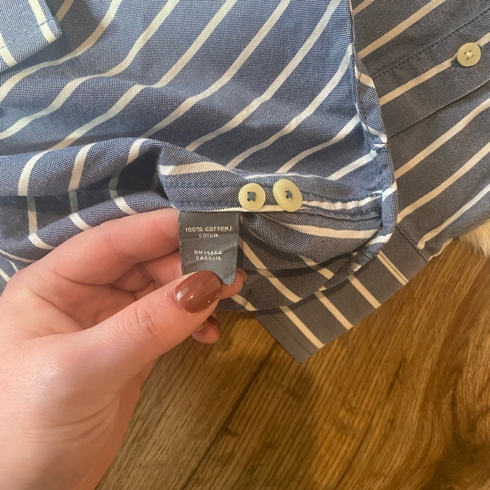Abercrombie & Fitch Muscle Fit long sleep button up - Picture 7 of 9